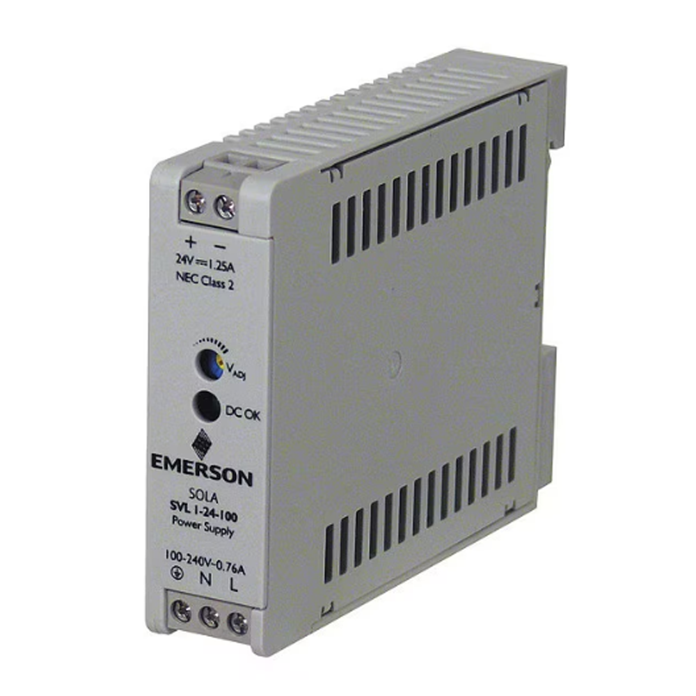 SVL124100 SOLAHD SVL DIN RAIL, ESSENTIALS ONLY POWER SUPPLY, 30W, 24V OUTPUT  85-264VAC INPUT (SVL 1-24-100)